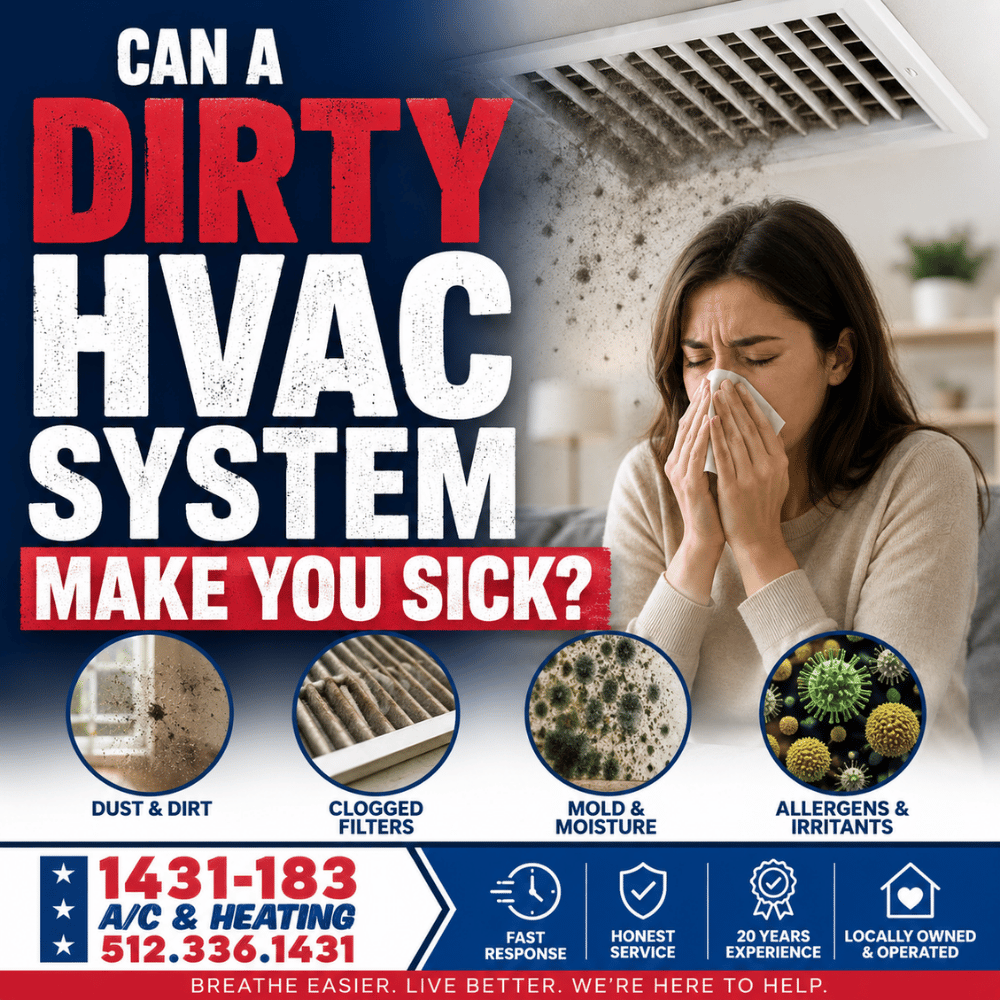 Can a Dirty HVAC System Make You Sick?