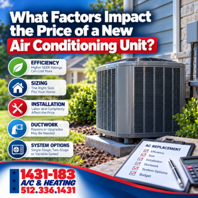 What Factors Impact the Price of a New Air Conditioning Unit 9/23/26