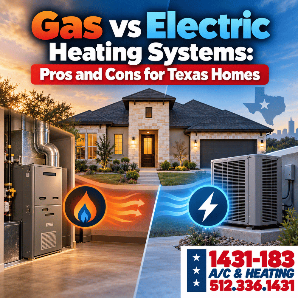 20261007-Gas vs Electric Heating Systems pros and Cons for Texas Homes